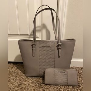 Michael Kors purse and wallet